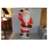 Vintage Santa Blow Mold Light Up