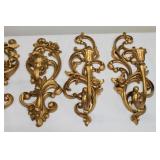 Metal and Plastic Wall Sconces