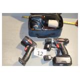 Ryobi Electric Sander, Drill and Lights.