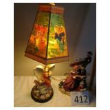 Angel Lamp, Merry Go Round Music Box, Candles