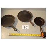 Three Skillets