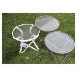 Three Small Tables