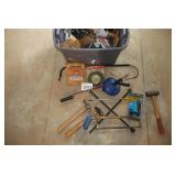 Hammers, Saw, Pry Bar, Wire Wheel, Pipe Snake