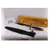 White Tail Cutlery Hunting Knife with Sheath