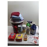 Towels and Assorted Cleaners