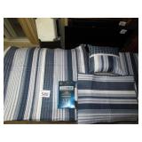 New Full Bed Blanket, Shams and Accent Pillow