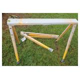 Two Metal Saw Horses