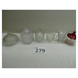 Collection of Cut Glass Pieces
