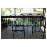 6 Outdoor Metal Chairs