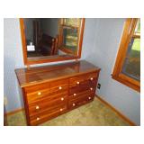 Cedar Dresser with Mirror