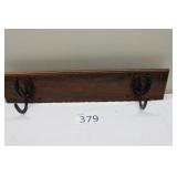 Horseshoe Wood Shelf