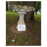 Concrete Traditional Bird Bath