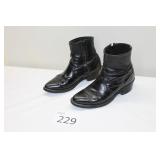 Men's Leather Oil Resistant Zip Side Boots