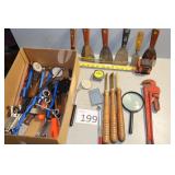 Putty Knives, Turning Lay Tools, Adj. Wrench
