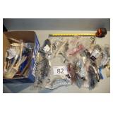 Box of Safety Glasses and Paint Brushes