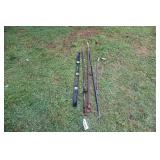 Two Long Clamps, Level, Pry Bar, XL Root Cutter