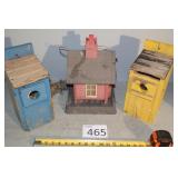 Three Bird Houses