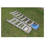 8' and 4' A Frame Ladders