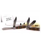 Two New Old Hickory 2 Blade Pocket Knives In Box