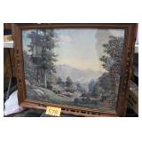 Vintage Turner Productions Landscape Print
