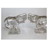 Baccarat Crystal Elephant Figurines