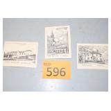 Early 1960s Fort Bragg Howard Brudie WWII Cards