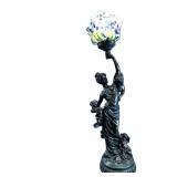 Art Nouveau "Maternal Love" Sculpted Lamp