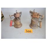 Vintage Brass Blow Torches