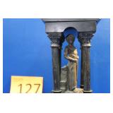 Victorian Grand Tour Slate Temple Statue Ornament