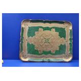 Vintage Italian Florentine Wood Tray