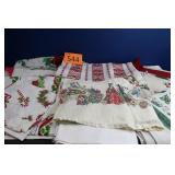 Vintage Christmas Tablecloths