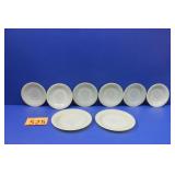 1940s Fire King Jadiete Jane Ray Plates