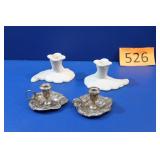 Two Sets of Candle Stick  Holders