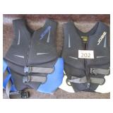 Two Jobe Life Vests