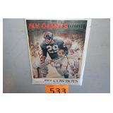 1962 Dallas Cowboys vs New York Giants Program