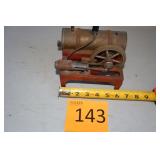 Vintage Wooden #14 Steam Engine Display