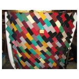 Vintage Hand made Patchwork Quilt