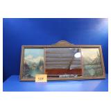 Vintage Triptych "Waterfall" Mirror