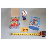 Two Boxes of New Baseball Cards, Buffalo Bills