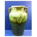 1930s Brush McCoy Onyx Green Large Vase