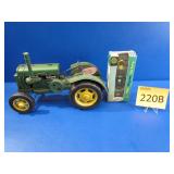 Old John Deere Tractor / 1920s JD Gas Pump