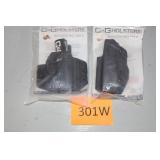 Two C&G Holsters for a Mossberg MC1 IWB R&OWBR