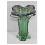 Mid Century Murano / Chalet Art Glass Flared Vase
