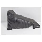 Inuit Carved Stone Sculpture Walrus - Signed