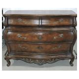 French Provincial Style Curved Front Dresser