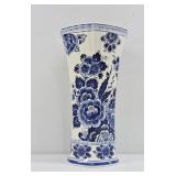 Delft Blue Flared Vase Delfts Handwerk Holland
