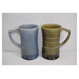 Wade Ireland Tankards / Beer Mugs  Relief Banded