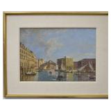 Alberto Terrini 'Bridge of Sighs' Venice Oil Paint