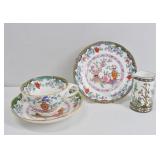 4pc Vintage Indian Tree China - Minton & Coalport