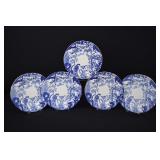 6 Royal Crown Derby 'Mikado' China Plates